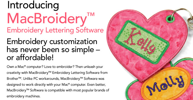 What embroidery software is compatible with a mac download